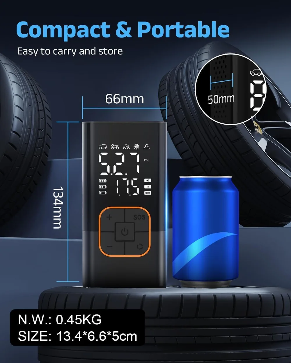 Compact & Portable